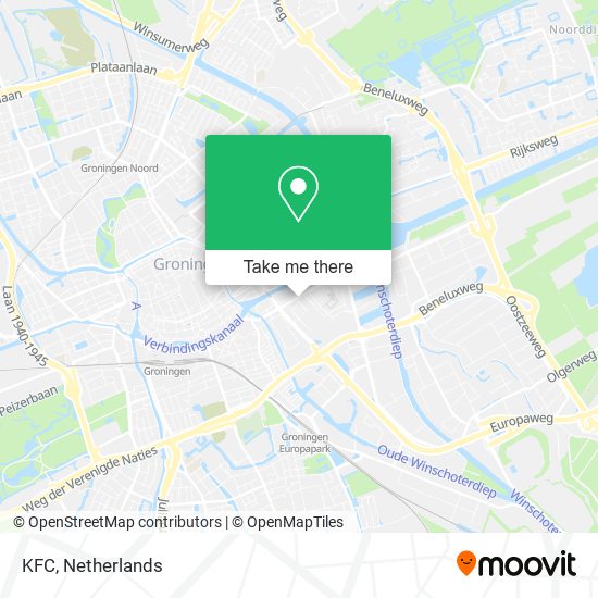 KFC map