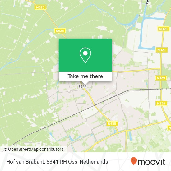 Hof van Brabant, 5341 RH Oss map