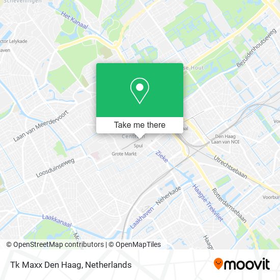 Tk Maxx Den Haag map