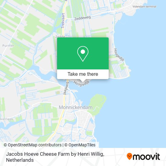 Jacobs Hoeve Cheese Farm by Henri Willig map