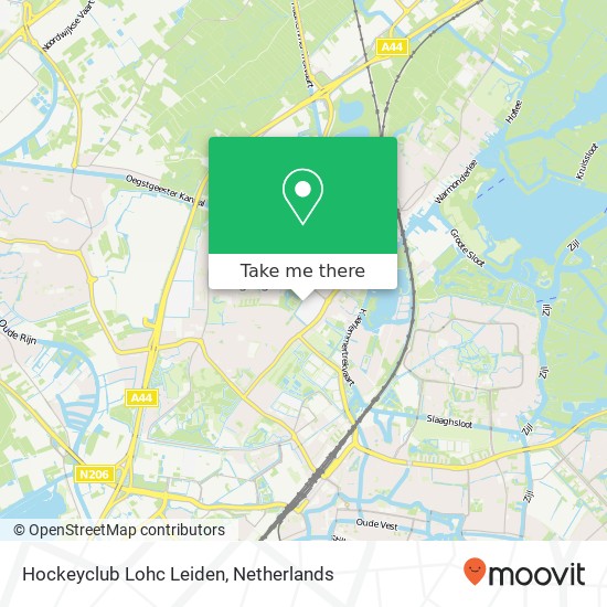Hockeyclub Lohc Leiden, Hofbrouckerlaan 51 Karte
