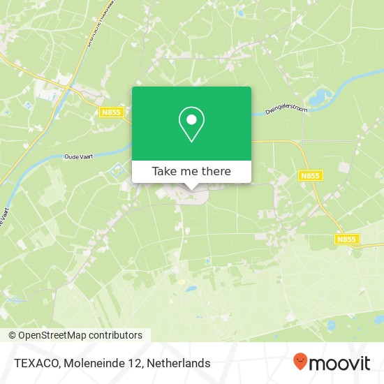 TEXACO, Moleneinde 12 map