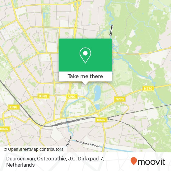 Duursen van, Osteopathie, J.C. Dirkxpad 7 map