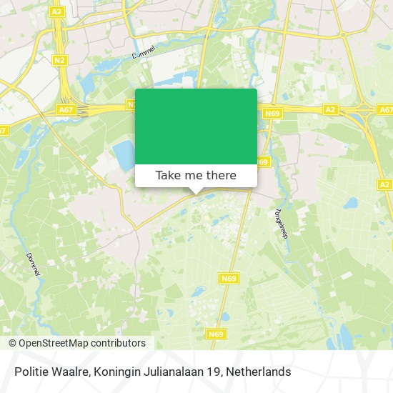 Politie Waalre, Koningin Julianalaan 19 map