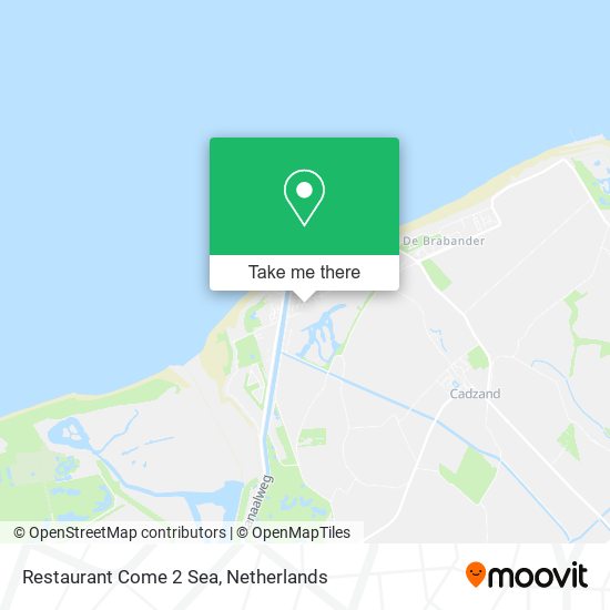 Restaurant Come 2 Sea, Meidoornstraat 33B map
