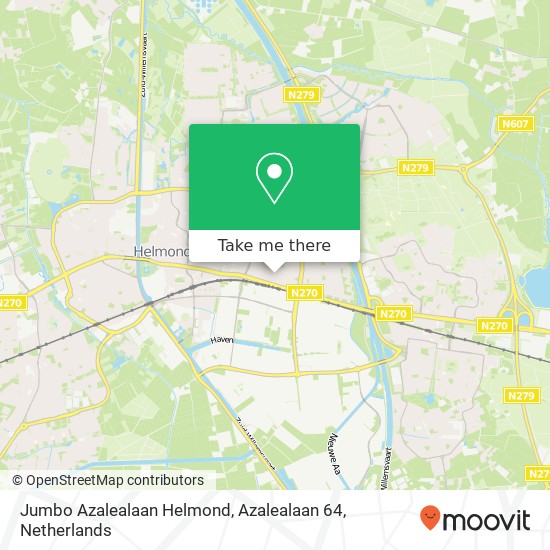 Jumbo Azalealaan Helmond, Azalealaan 64 Karte