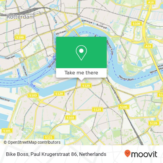 Bike Boss, Paul Krugerstraat 86 map