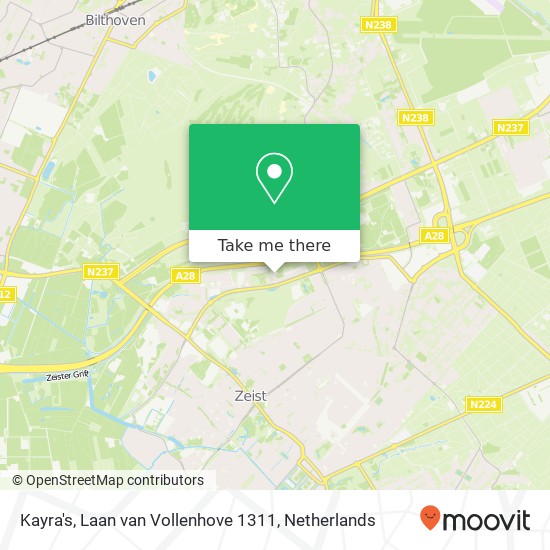 Kayra's, Laan van Vollenhove 1311 map