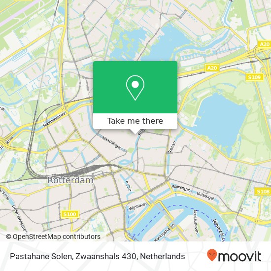 Pastahane Solen, Zwaanshals 430 map