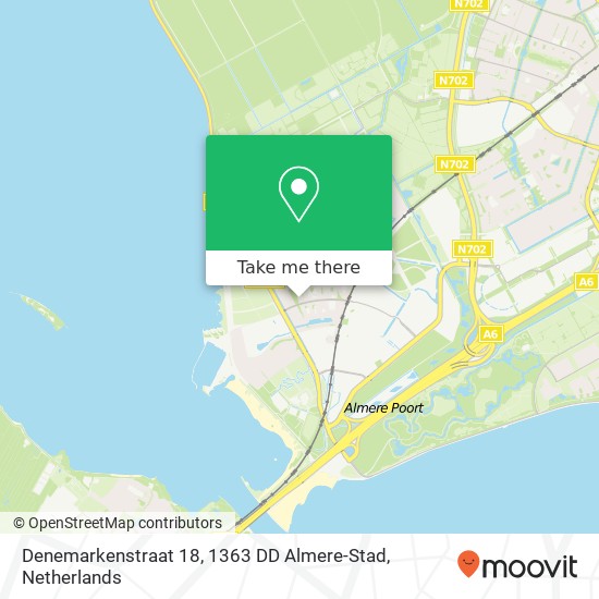 Denemarkenstraat 18, 1363 DD Almere-Stad map