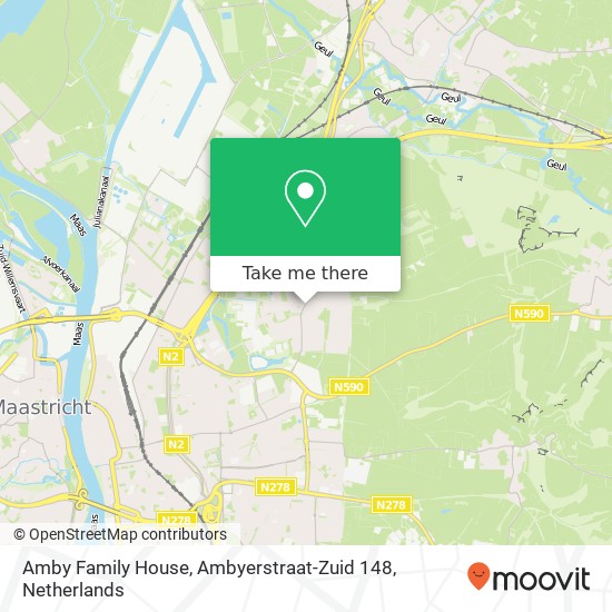 Amby Family House, Ambyerstraat-Zuid 148 map