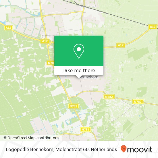 Logopedie Bennekom, Molenstraat 60 map