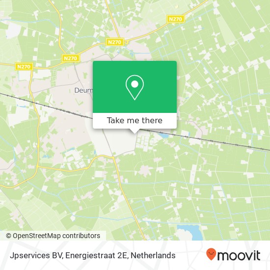 Jpservices BV, Energiestraat 2E map