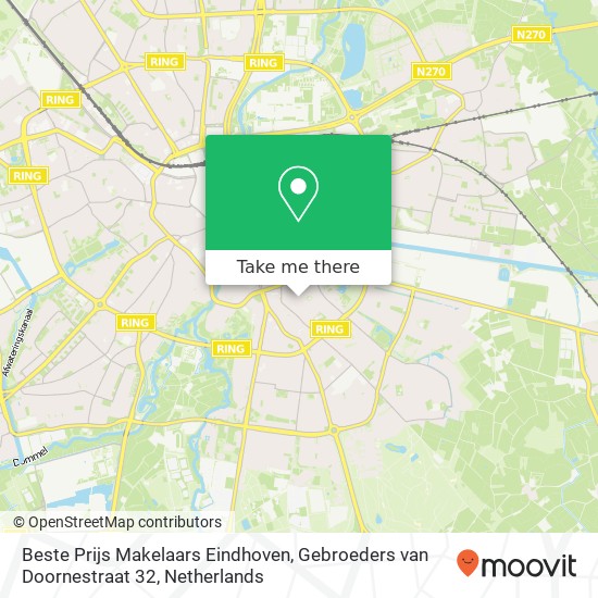 Beste Prijs Makelaars Eindhoven, Gebroeders van Doornestraat 32 map