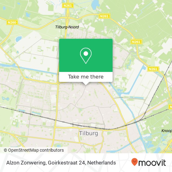Alzon Zonwering, Goirkestraat 24 map