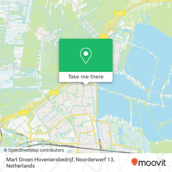 Mart Groen Hoveniersbedrijf, Noorderwerf 13 Karte