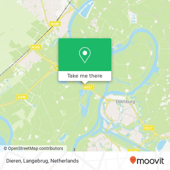 Dieren, Langebrug map