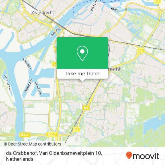 da Crabbehof, Van Oldenbarneveltplein 10 map