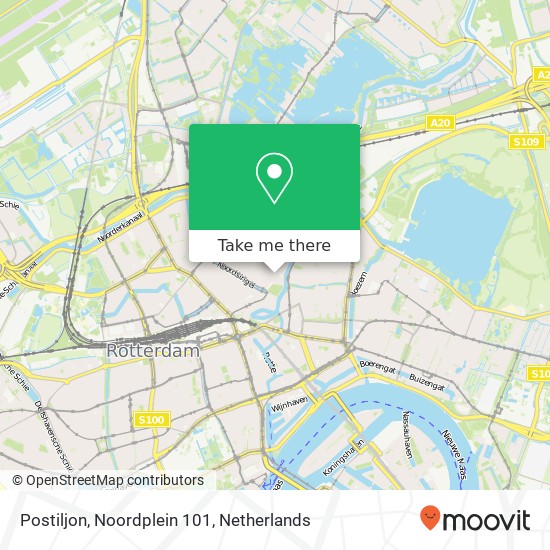 Postiljon, Noordplein 101 map