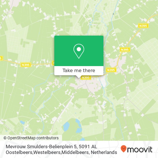 Mevrouw Smulders-Belienplein 5, 5091 AL Oostelbeers,Westelbeers,Middelbeers map