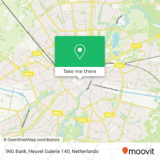 ING Bank, Heuvel Galerie 140 map