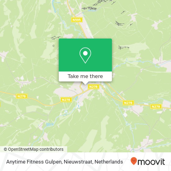 Anytime Fitness Gulpen, Nieuwstraat map