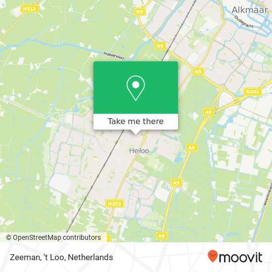 Zeeman, 't Loo map