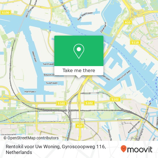 Rentokil voor Uw Woning, Gyroscoopweg 116 map