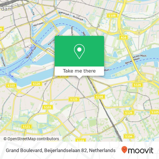 Grand Boulevard, Beijerlandselaan 82 map