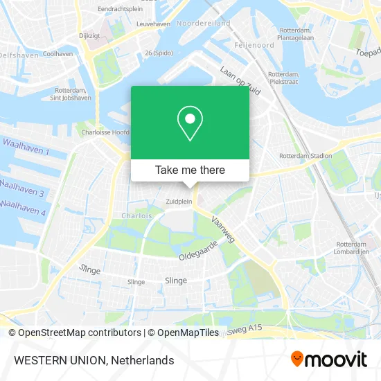 WESTERN UNION map