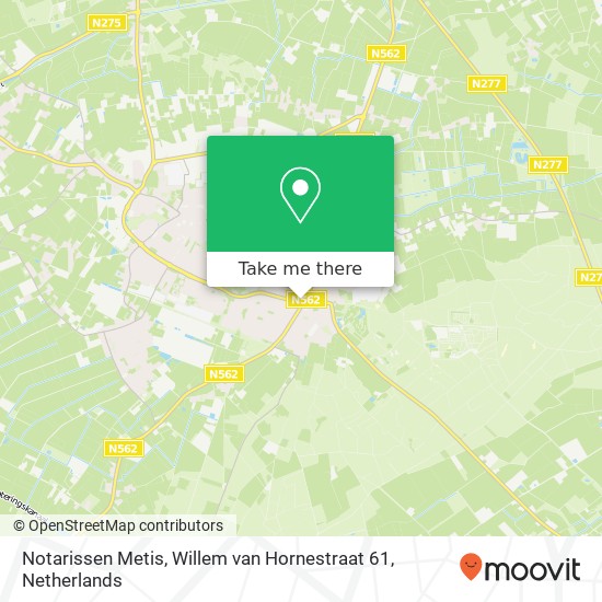 Notarissen Metis, Willem van Hornestraat 61 map