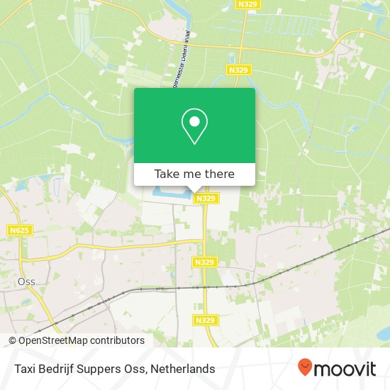 Taxi Bedrijf Suppers Oss map