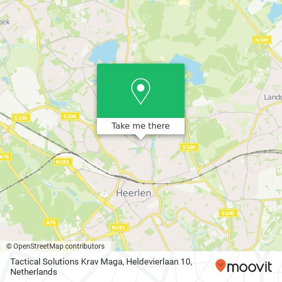 Tactical Solutions Krav Maga, Heldevierlaan 10 Karte