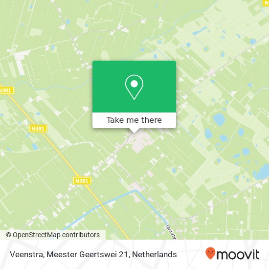 Veenstra, Meester Geertswei 21 map