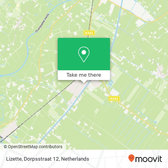 Lizette, Dorpsstraat 12 Karte