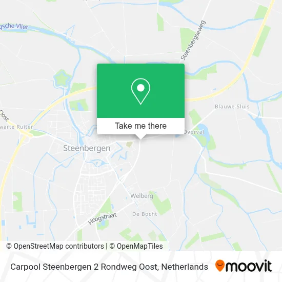 Carpool Steenbergen 2 Rondweg Oost map