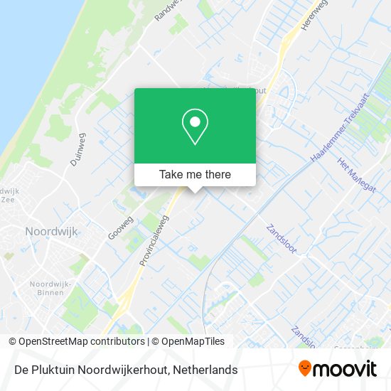 De Pluktuin Noordwijkerhout Karte