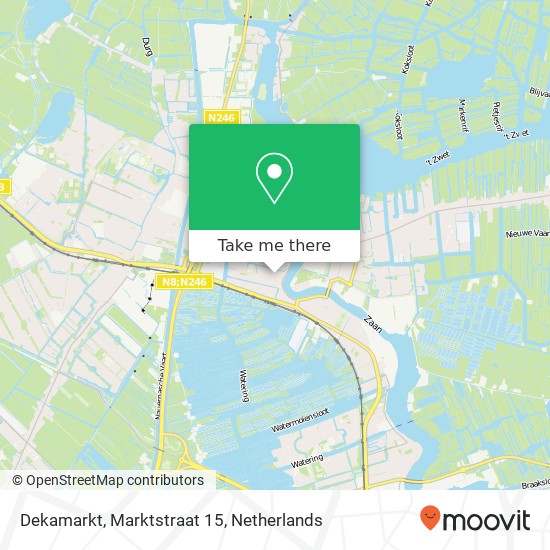 Dekamarkt, Marktstraat 15 map