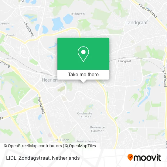LIDL, Zondagstraat map