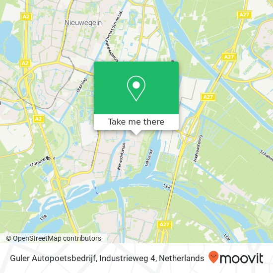 Guler Autopoetsbedrijf, Industrieweg 4 map