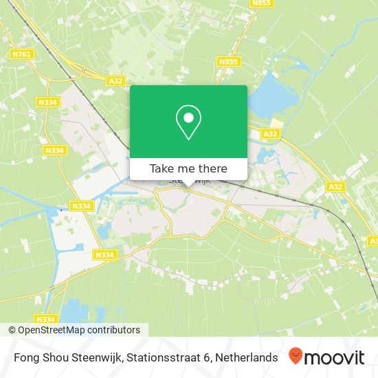 Fong Shou Steenwijk, Stationsstraat 6 map