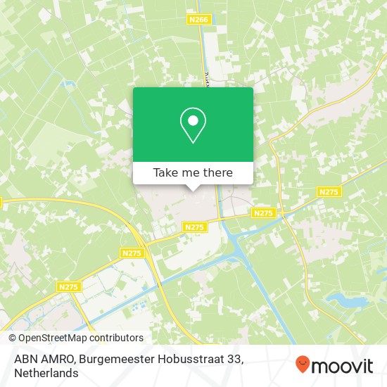 ABN AMRO, Burgemeester Hobusstraat 33 map