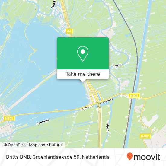 Britts BNB, Groenlandsekade 59 map