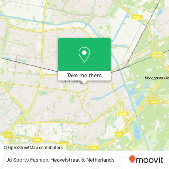 Jd Sports Fashion, Heuvelstraat 5 Karte