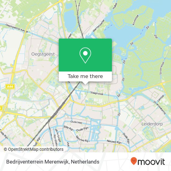 Bedrijventerrein Merenwijk map