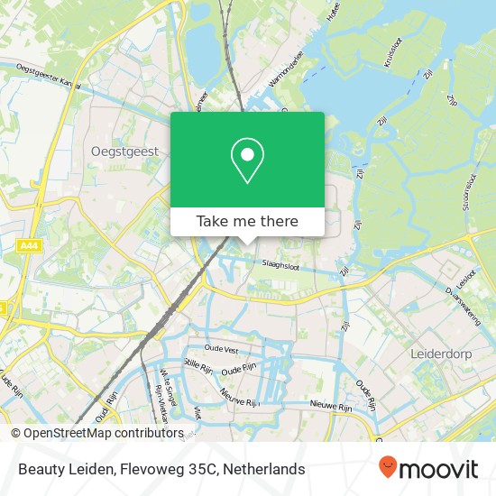 Beauty Leiden, Flevoweg 35C map