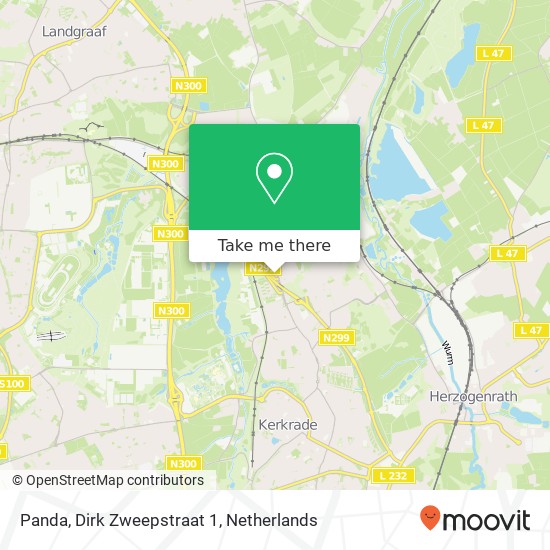 Panda, Dirk Zweepstraat 1 map