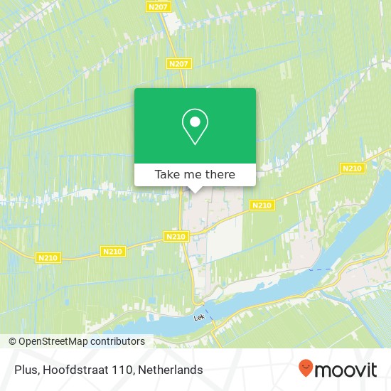 Plus, Hoofdstraat 110 map