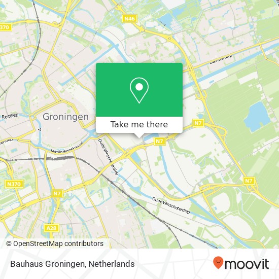 Bauhaus Groningen, Scandinaviëweg map