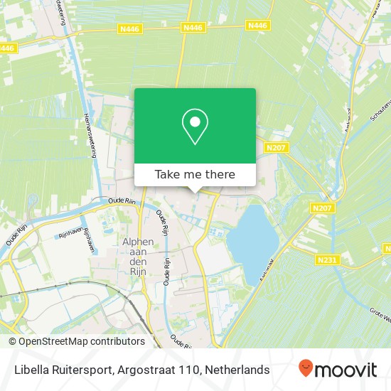 Libella Ruitersport, Argostraat 110 map